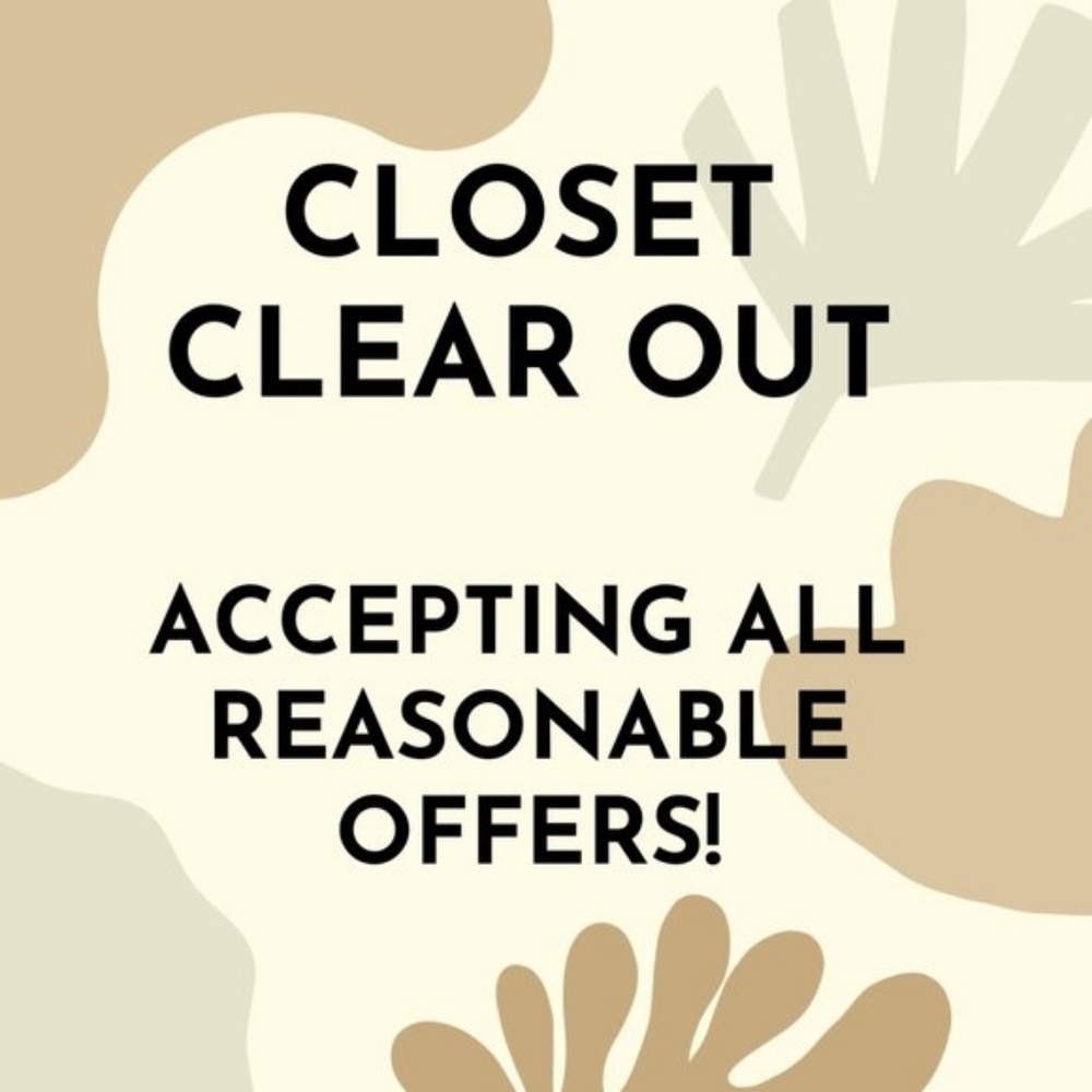 ALL REASONABLE OFFERS ACCEPTED!